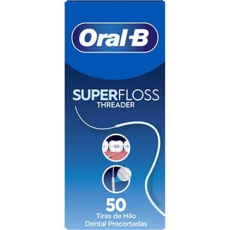 Superfloss tiras de hilo dental precortadas caja 50 unidades -
