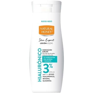 Loción corporal Hidratación Sublime para todo tipo de pieles con hialurónico y sérum 3% frasco 300 ml con ácido hialurónico, betaína, glicerina -