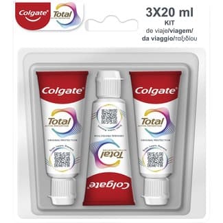 Pasta de dientes Original formato viaje pack 3 tubos 20 ml -