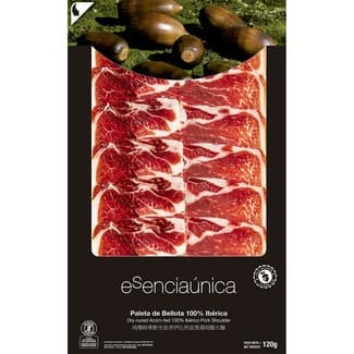 Paleta de bellota 100% ibérica en lonchas sin gluten envase 120 g -