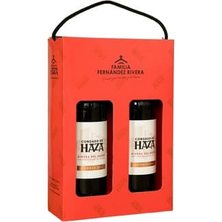 Vino tinto crianza DO Ribera del Duero estuche 2 botellas 75 cl -