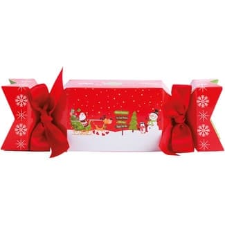 Christmas Cracker con dos bombas de baño efervescentes -