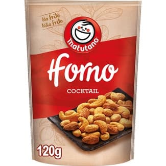Cóctel de frutos secos tostados al horno bolsa 120 g -