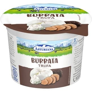 Toscanella burrata de vaca con trufa envase 150 g -