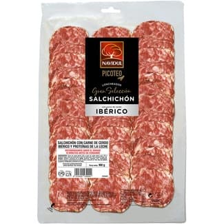 Gran Selección salchichón ibérico en lonchas sin gluten envase 100 g -