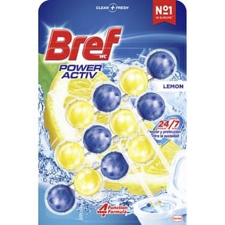 Colgador WC Power Activ Lemon blister 3 unidades -
