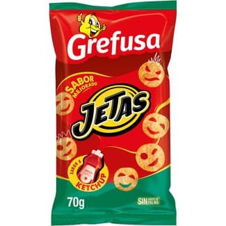 Jetas sancks sabor a ketchup bolsa 70 g -
