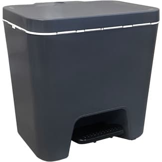 Cubo de basura con pedal 45 l 1 unidad -