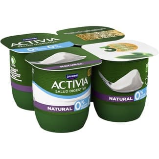 Zero bífidus natural desnatado 0% m.g. pack 4 unidades 120 g -