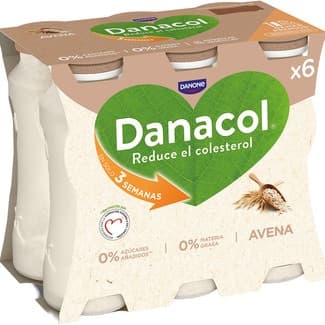 De avena desnatado 0% m.g. 0% azúcares añadidos pack 6 unidades 100 g -