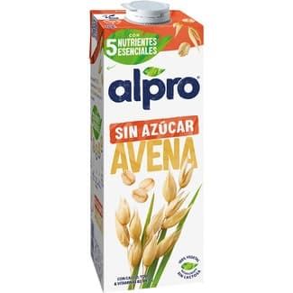Bebida de avena sin azúcar 100% vegetal brik 1 l -
