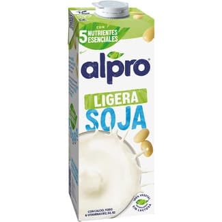 Bebida de soja ligera con calcio brik 1 l -