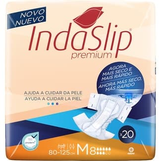 Premium pañal para adulto unisex talla M 80-125 cm bolsa 20 unidades -