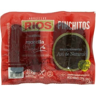 Morcilla de Burgos sin gluten 3 unidades envase 220 g -