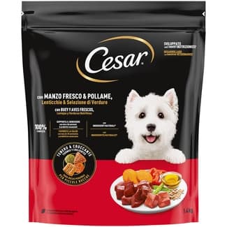 Pienso para perros adultos ternera, ave y verduras envase 1,4 kg -