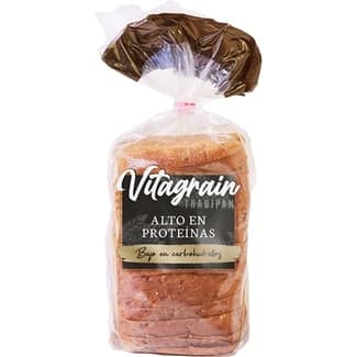 Vitagrain pan de molde alto en proteínas y bajo en carbohidratos bolsa 400 g -
