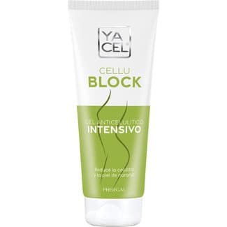 Cellublock gel anticelulítico intensivo reduce la celilitis y la piel de naranja tubo 200 ml -
