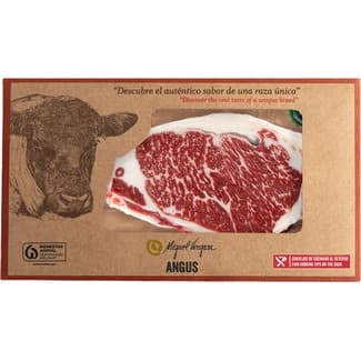 Lomo/entrecot de vacuno de raza angus peso aproximado bandeja 260 g -