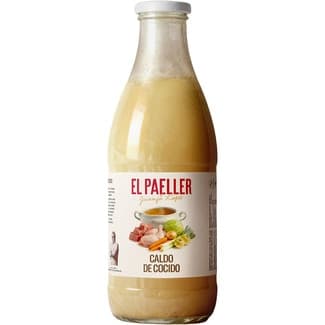 Caldo de cocido a la leña botella 950 ml -