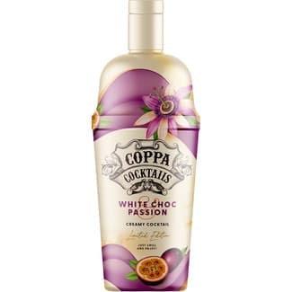 Chocolate blanco y maracuyá cocktail listo para tomar botella 70 cl -