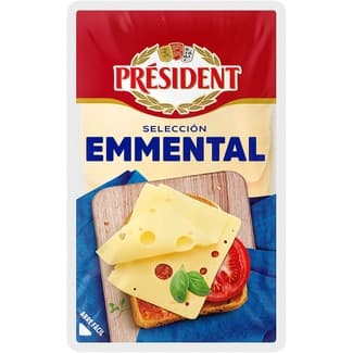 Queso emmental en lonchas sobre 100 g -