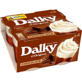 Postre de chocolate con nata pack 4 unidades 100 g -