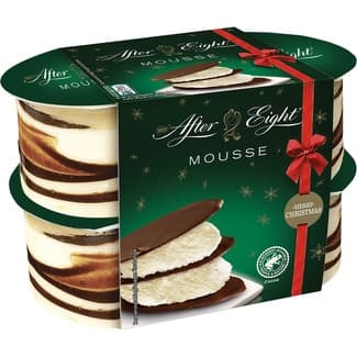Mousse de menta con chocolate negro pack 4 unidades 57 g -