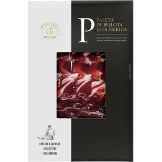 Paleta loncheada de bellota 100% Ibérica envase 80 g -