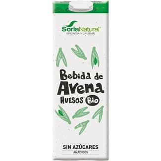 Huesos bebida de avena ecológica sin azúcares añadidos brik 1 l -