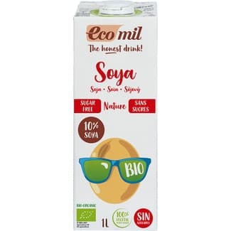 Bebida de soja ecológica sin azúcares brik 1 l -
