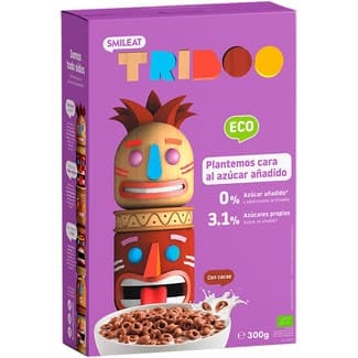 TRIBOO cereales de desayuno con cacao ecológicos envase 300 g -