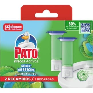 Discos WC discos Mint Mission recambio 2 unidades -