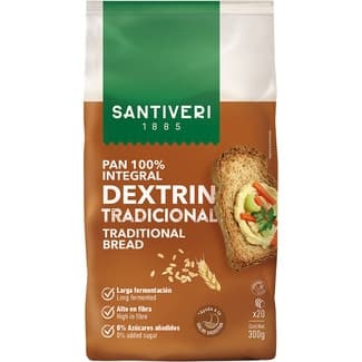 Pan dextrinado integral tostado tradicional envase 300 g -