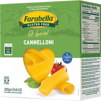 Gli Speciali Cannelloni sin gluten envase 250 g -
