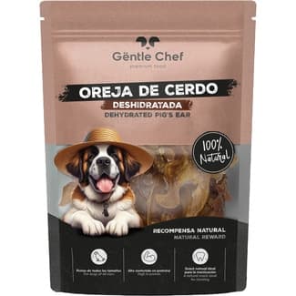 Oreja de cerdo deshidratada para perros bolsa 120 g -