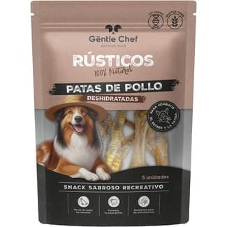 Patas de pollo deshidratadas para perros bolsa 5 unidades -