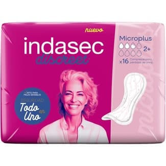 Discreet compresa de incontinencia micro plus paquete 16 unidades -
