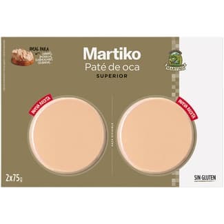 Paté de oca superior sin gluten pack 2 envases 75 g -