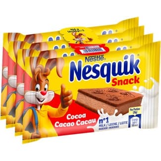Bizcocho relleno de crema de leche al cacao pack 4 x 26 g envase 104 g -