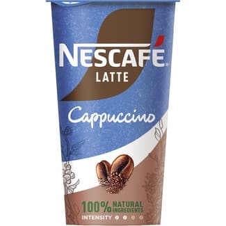 Cappuccino bebida láctea de café y cacao sin gluten vaso 205 ml -