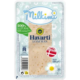 Queso danés havarti IGP en lonchas envase 150 g -