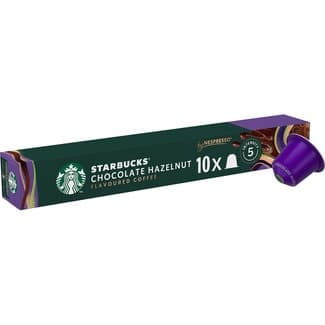 Café con sabor intenso a chocolate y avellanas intensidad 5 estuche 10 g compatibles con máquinas Nespresso -