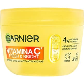 Crema ultraligera sorbete hidratante anti-manchas con vitamina C tarro 85 ml para todo tipo de pieles -