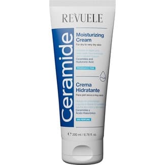 Crema hidratante con Ceramidas para piele seca a muy seca cuerpo y cara tubo 200 ml -