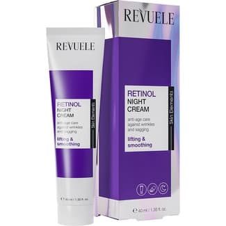 Crema de noche con retinol anti-edad y anti-arrugas tubo 40 ml -