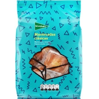Mantecadas clásicas envasadas individualmente 15 unidades aproximadamente bolsa 520 g -