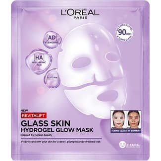 Mascarilla facial de hidrogel Revitalift Filler Glass Skin -