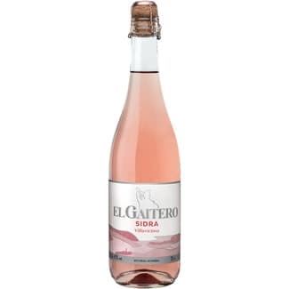 Sidra rosé achampanada semi seca botella 75 cl -