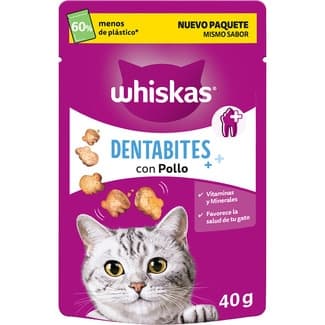 Dentabits snacks para gatos con pollo bolsita 40 g -