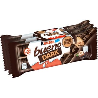 Dark barritas de chocolate negro y avellanas pack 2 de 2 barritas envase 129 g -